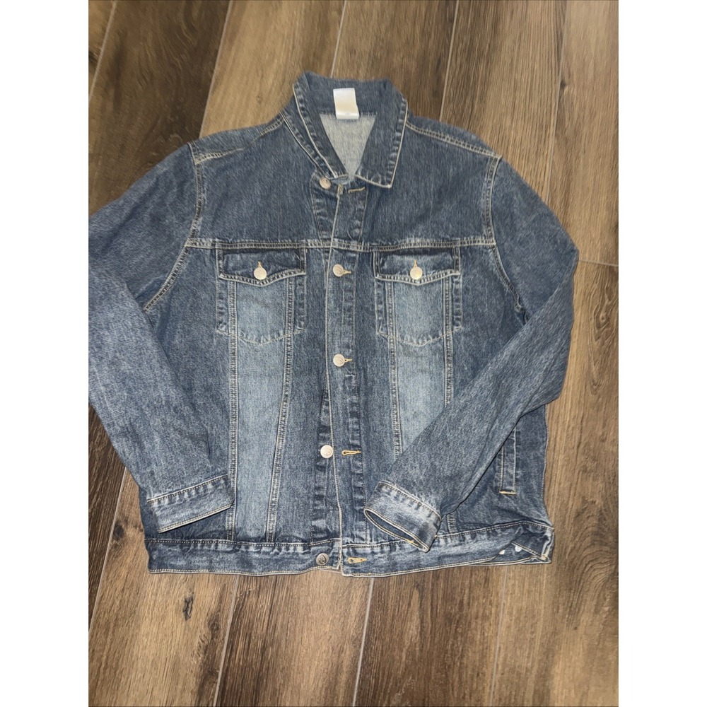 Disney Studio Jack Skellington Nightmare Before Christmas Denim Jacket Large